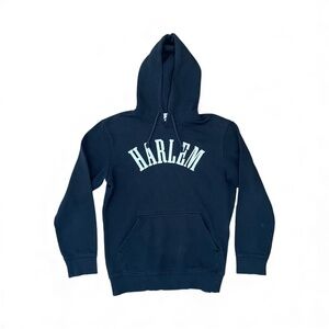L.O.G.G. H&M Black Harlem Graphic Pullover Hoodie Size Small